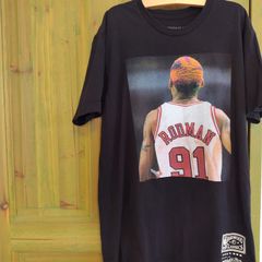 ミッチェルアンドネス Mitchell&Ness NBA デニスロッドマン ロッドマン DENNIS RODMAN バスケットボール  Tシャツ