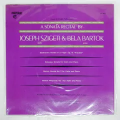 米 US盤 JOSEPH SZIGETI & BELA BARTOK/A SONATA RECITAL/VANGUARD SRV304 LP