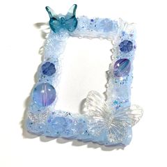 トレカデコ 硬質ケース デコ ぱしゃこれ ホイップ 水色 青 (No.49)