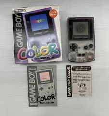 【ジャンク】Nintendo 任天堂 ゲームボーイカラー CGB-001 クリアパープル ジャンク品 (2504031)