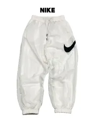 ナイキ ウィメンズ エッセンシャル ビックスウッシュ ウーブン ジョガー パンツ 白