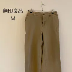 MB0608 【送料無料】無印良品　ワイドチノパンツ　Mサイズ　ベージュ　シンプル　レディース　春　夏　秋　冬