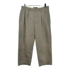 90年代 Polo by Ralph Lauren ポロ ラルフローレン ANDREW PANT 2タック チノパンツ ポロチノ(メンズ W33 L30)中古 古着 v4150