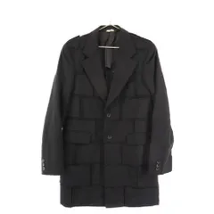 COMME des GARCONS HOME PLUS (コムデギャルソンオムプリュス) 18AW White shock期 パネルパッチワークロングテーラードジャケット ブラック PB-J050のサムネイル