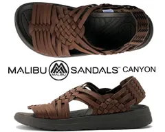 マリブ サンダルズ キャニオン ヴィーガンレザー ラバーバイソンブラウン MALIBU SANDALS CANYON VEGAN LEATHER/RUBBER BISON BROWN/BISON BROWN ms01-0017のサムネイル