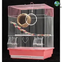 小鳥かご　新品未使用 Amazon | NEXTSUPPORT 鳥かご バードゲージ 仕切り 付き 鳥小屋