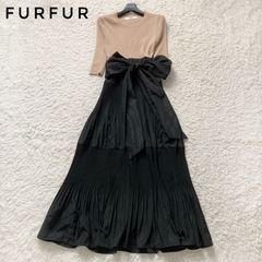 はるか様 FURFUR 2WAY シャツ付 ティアードワンピース アンサンブル