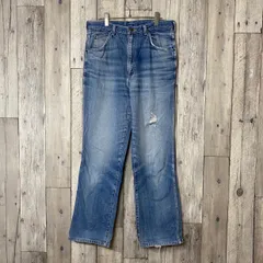【 Wrangler ラングラー 】ジップフライ ダメージ デニム ジーンズ パンツ W88
