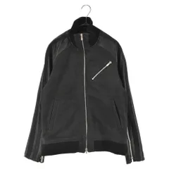NO ID. (ノーアイディ) 21AW カウレザートラックBLZ レザージャケット ブルゾン 牛革 849203-680L ブラックのサムネイル