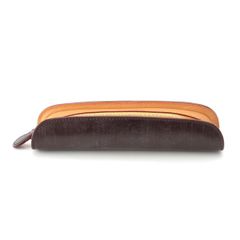 ガンゾ GANZO AVON エイボン BRIDLE ブライドル レザー ペンケース ブラウン【中古】のサムネイル