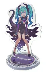 【中古】アクリルスタンド・アクリルパネル 初音ミク(C/ヴィラン衣装) アクリルスタンド-ぬーどるストッパー- 「VOCALOID」