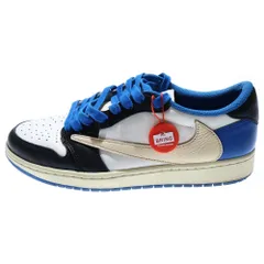 NIKE (ナイキ) ×TRAVIS SCOTT FRAGMENT DESIGN AIR JORDAN 1 LOW OG SP DM7866-140 トラヴィススコット フラグメント エアジョーダン1 ローカットスニーカー US9/27.0cm