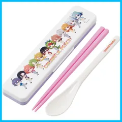 【特価セール】お弁当 抗菌加工 大人用 18cm シリコンクッション付きで音がならない コンビセット 日本製 スプーン カラフルピーチ 箸 CCS3SAAG-A スケーター(Skater)