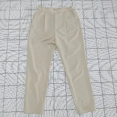 ◇ ⊂ green label relaxing UNITED ARROWS テーパード イージーパンツ サイズ38 ベージュ系 レディース E  【1508270000021】