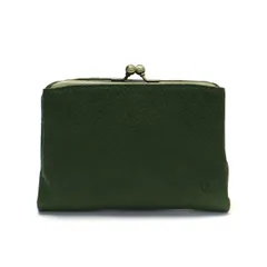 クレドラン 財布 CLEDRAN がま口財布 NOM ノム NUA ヌア 二つ折り財布 本革 CL-2620 レザー レディース グリーン(83-2026)のサムネイル