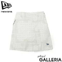 正規取扱店 NEW ERA ゴルフウェア レディース スカート ニューエラ 春 夏 かわいい S M L ストレッチ プリーツスカート Bandana バンダナ ホワイト
