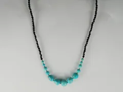 【USED/B】石ネックレス Sv925 シルバー