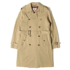 BARACUTA バラクータ コート サイズ:M olmetex社生地使用 裏地チェック コットンツイル ダブルブレスト トレンチコート ベージュ アウター ジャケット シンプル ブランド ベーシックのサムネイル