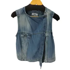 ディーゼル DIESEL アシンメトリーデニムベスト レディース import：S 