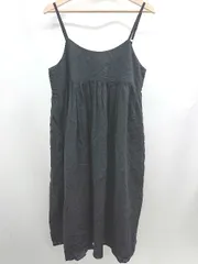 ◇ ⊂ SM2 サマンサ モスモス シンプル系 ノースリーブ ミニ丈 ワンピース サイズF ネイビー系 レディース E  【1507250003854】のサムネイル