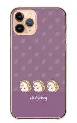 OPPO Reno 13A ケース オッポリノ 13A スマホケース ハードケース ハリネズミ はりねずみ 針鼠 動物 アニマル かわいい 北欧 葉っぱ ドット柄 癒し イラスト カラー05