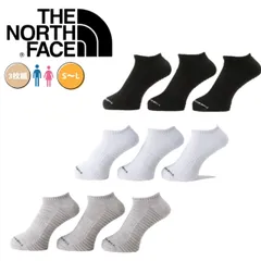 ザ ノースフェイス The North Face ソックス 靴下 NN82304 3枚組 くるぶし丈 くるぶしソックス ユニセックス THE NORTH FACE RUNNING UNEVEN DRY 3P SHORT	新品 正規品 未使用品