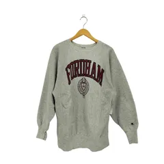 チャンピオン Champion 90-00s 刺繍タグ USA製 REVERSE WEAVE FORDHAM アーチプリント カレッジロゴ リバースウィーブ スウェット トレーナー メンズ  X-LARGE