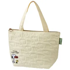 ☆ スヌーピー ☆ キャラクター キルト生地保冷ランチトート KBCT9 ランチバッグ 保温 保温バッグ トートバッグ コンパクト お弁当バッグ 持ち運び バッグ 大人 女性 通勤 通学 お出掛け おでかけ お買い物 キャラクター キルト生地