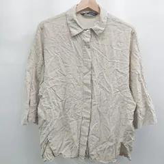 ◇ ⊂ ZARA ザラ シンプル系 長袖 長袖シャツ サイズ表記なし グレー系 レディース E  【1507250003939】