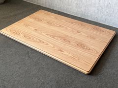 取り替え用　コタツ天板　120×80 新品　タモ突き板