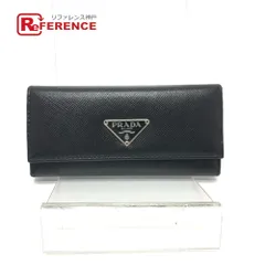 PRADA プラダ キーケース トライアングル プレート M26U サフィアーノレザ－