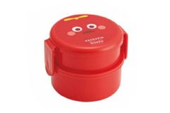 스케 [무료 배송] [일본제] [가챠 핀과 묵] 원형 점심 상자 2 단 [500ml] [묵] [도시락] [점심 상자] [소풍] [아웃 도어] [아이] [키즈] [잡화] [상품] [귀여운] [TE]