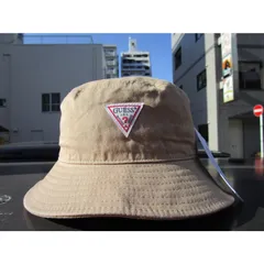 GUESS TWILL BUCKET HAT BEG