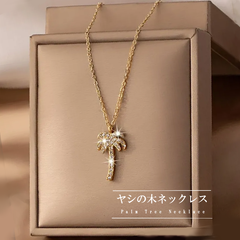 ヤシの木ネックレス
