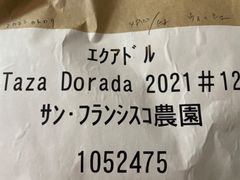 生豆200g 　エクアドル　Dorada 2021 #12 サンフランシスコ農園
