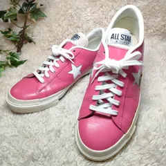 【希少カラー】CONVERSE　廃盤　ワンスター ピンク　スニーカー　24.5cm