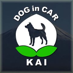 甲斐犬のドッグインカーかわいい桃ちゃんの白色ステッカー‼︎