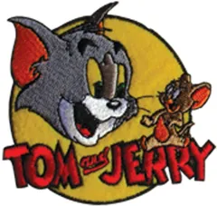 【特価商品】アイロンワッペン【Tom&Jerry】 トムアンドジェリー キャラクターワッペン