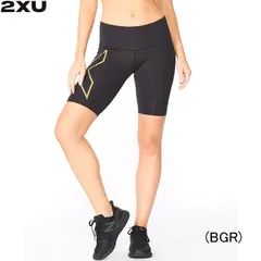 2XU MCS ウィメンズ ライトスピード ミッドライズ コンプレッションショート ランニングタイツ ショート ウィメンズ レディース 女性【wa6593b-blkgrf】陸上・ランニング用品 XS (BGR)BlackGoldReflectiveのサムネイル