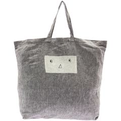 mina perhonen ミナペルホネン mina anim ラージ デニムトートバッグ xs9585 グレー系