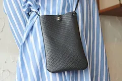 サコッシュ スマホショルダー 長さ調節可 革 ハンドメイド742