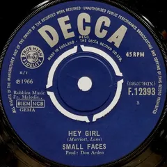英7” Small Faces Hey Girl / Almost Grown F12393 Decca /00080