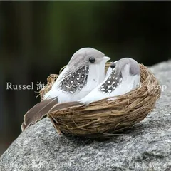 ガーデンオーナメント 鳥 バード ガーデンオブジェ 置物 アニマル 小鳥 カップル ガーデニング 雑貨 ガーデン雑貨 ガーデンインテリア ガーデン インテリア 庭の装飾 お洒落 おしゃれ 4-7