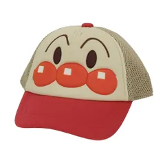 ☆ アンパンマン ☆ ベビー48cm ☆ アンパンマンキャップ メッシュキャップ キッズ ベビー キャップ 帽子 子供 アンパンマン  あんぱんまん バイキンマン ドキンちゃん コキンちゃん 48cm 51cm なりきり キャラクター グッズ 男の子 女の子