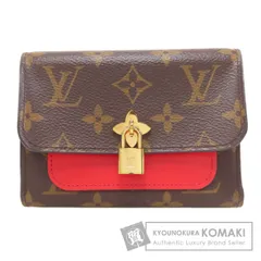 LOUIS VUITTON ルイヴィトン M62567 ポルトフォイユ フラワー コンパクト 二つ折り財布（小銭入れあり） モノグラムキャンバス レディース [中古]