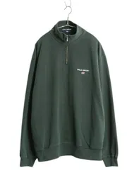 【お得なクーポン配布中!】 90s ポロスポーツ ラルフローレン ハーフジップ スウェット メンズ XL / 古着 オールド ポロ 星条旗 トレーナー プルオーバー 大きいサイズ