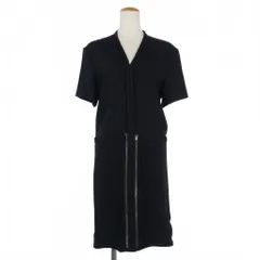 メゾンマルジェラ Maison Margiela 15SS Vネック ワンピース 2WAY 半袖 36 黒 ブラック S31CT0814 S43651 国内正規のサムネイル