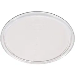 曙産業 MT-1070 クリアマジックトレー丸 小 10インチ ホワイト （1点）