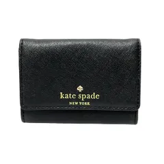 Kate spade(ケイトスペード) コインケース - PWRU3897 黒 キーリング付き/パスケース付き レザー