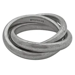 ティファニー TIFFANY&Co. 3連 リング 指輪 ペンダントトップ リング 7号 シルバー925 シルバー レディース 【中古】のサムネイル